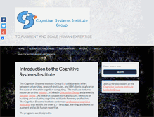 Tablet Screenshot of cognitive-science.info